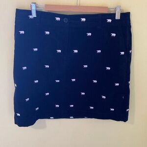 NWOT Talbots Polar Bear Skirt